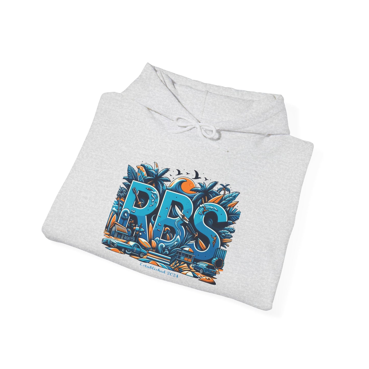 Ocean Vibes Unisex Hoodie - Reef Bound Sol (RBS) Fresh Ocean Design
