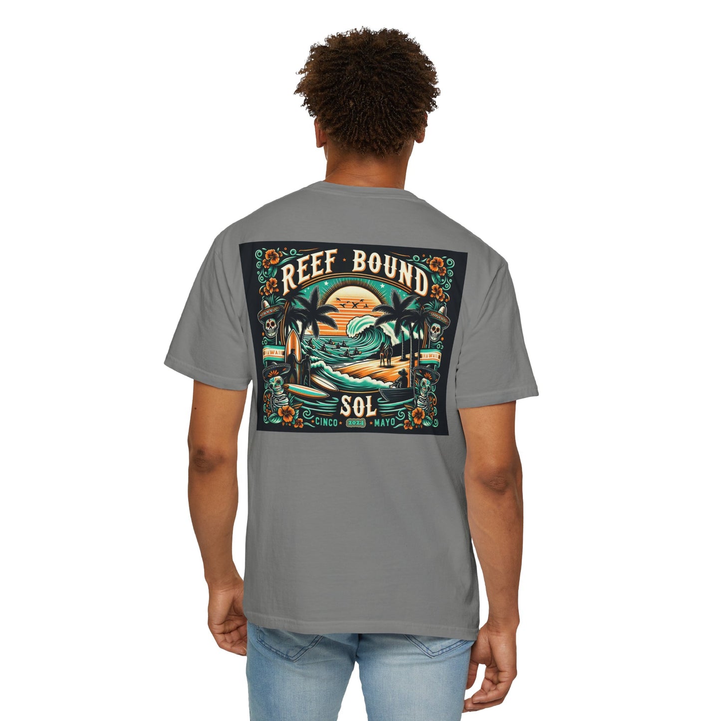 Reef Bound Sol (RBS) Cinco de Mayo Hawaiian Reef T-Shirt