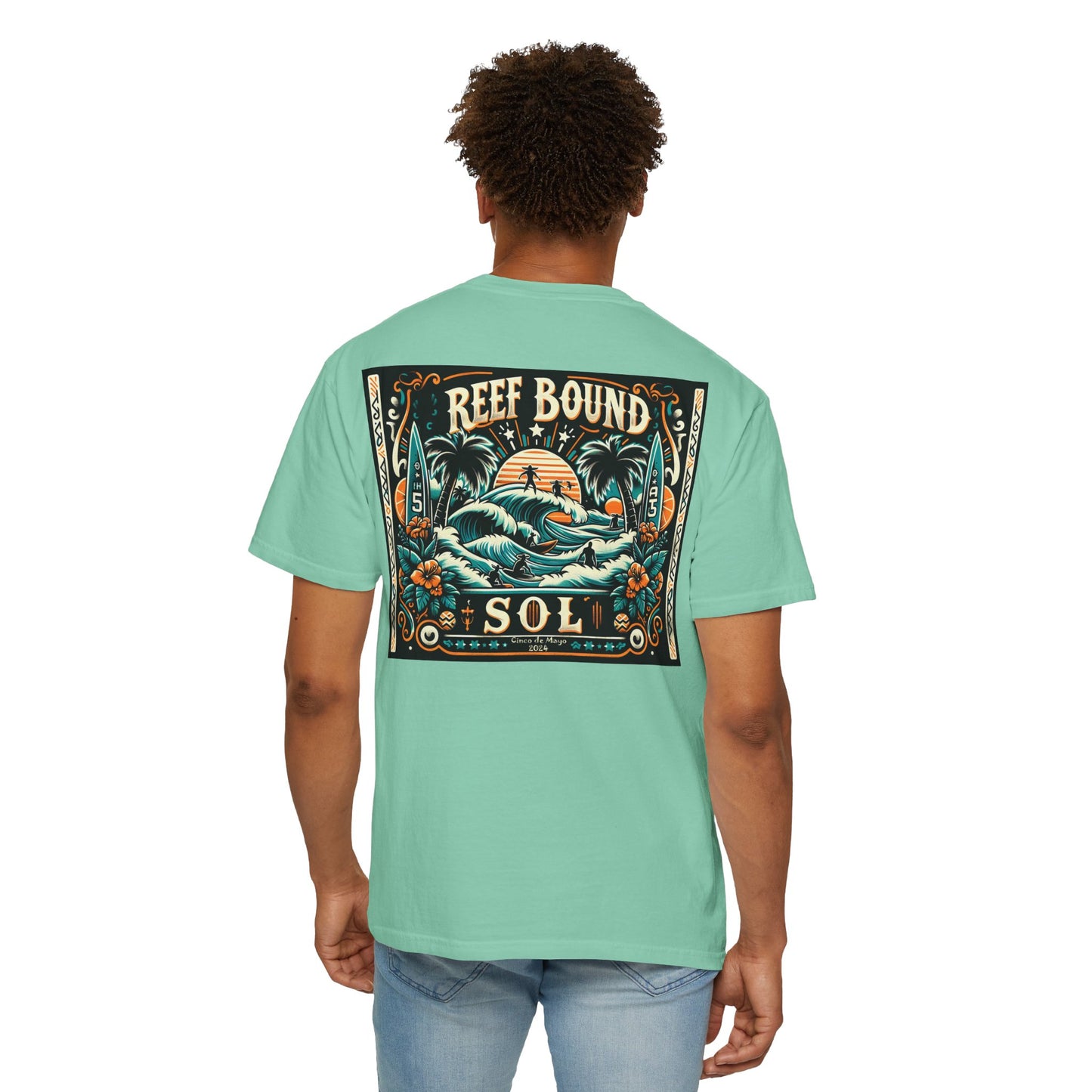 Reef Bound Sol (RBS) Cinco de Mayo Costal Surf T-Shirt