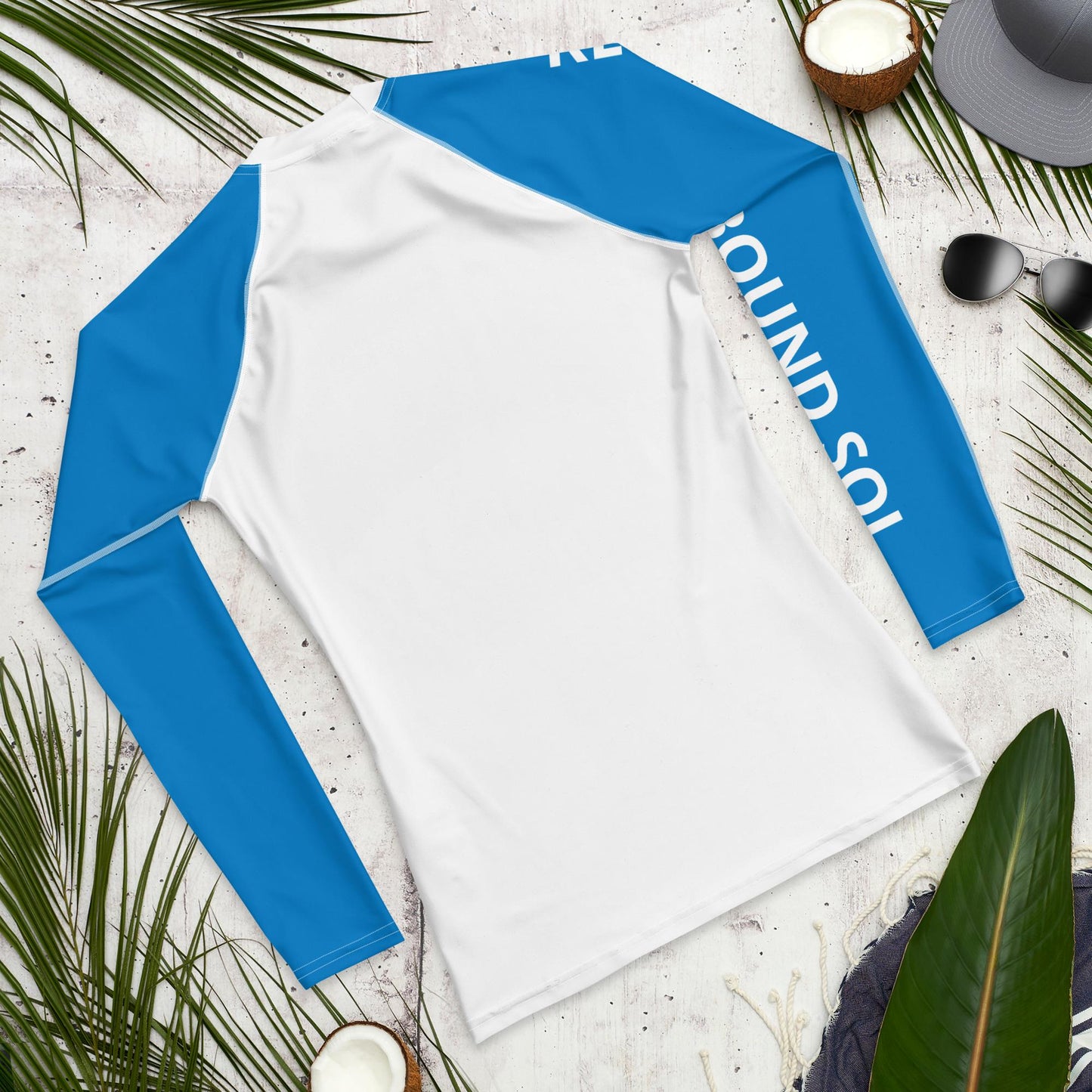 Reef Bound Sol (RBS) Men's Ocean / Beach Rash Guard - Blue
