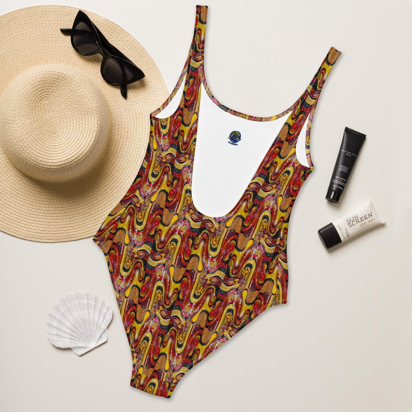 Reef Bound Sol (RBS) Woman's Swim Suit - Lava