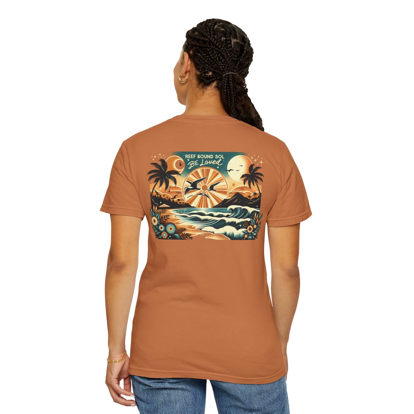 RBS Orange Horizon T-Shirt – Sunset Style, Endless Adventure