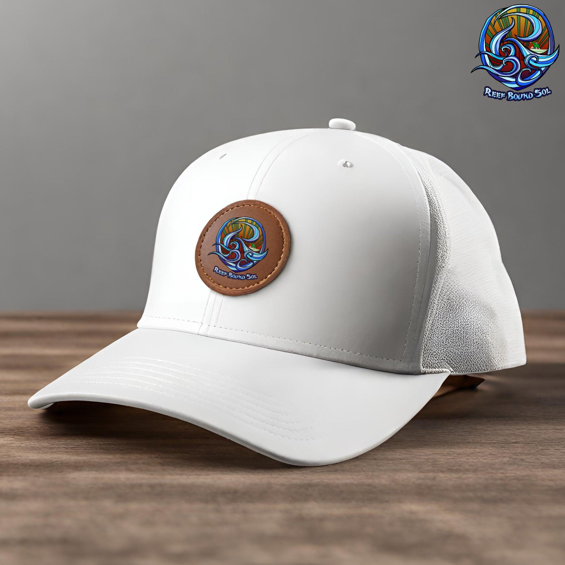 Reef Bound Sol (RBS) Original Graphic (O.G.) Leather Patch Baseball Cap