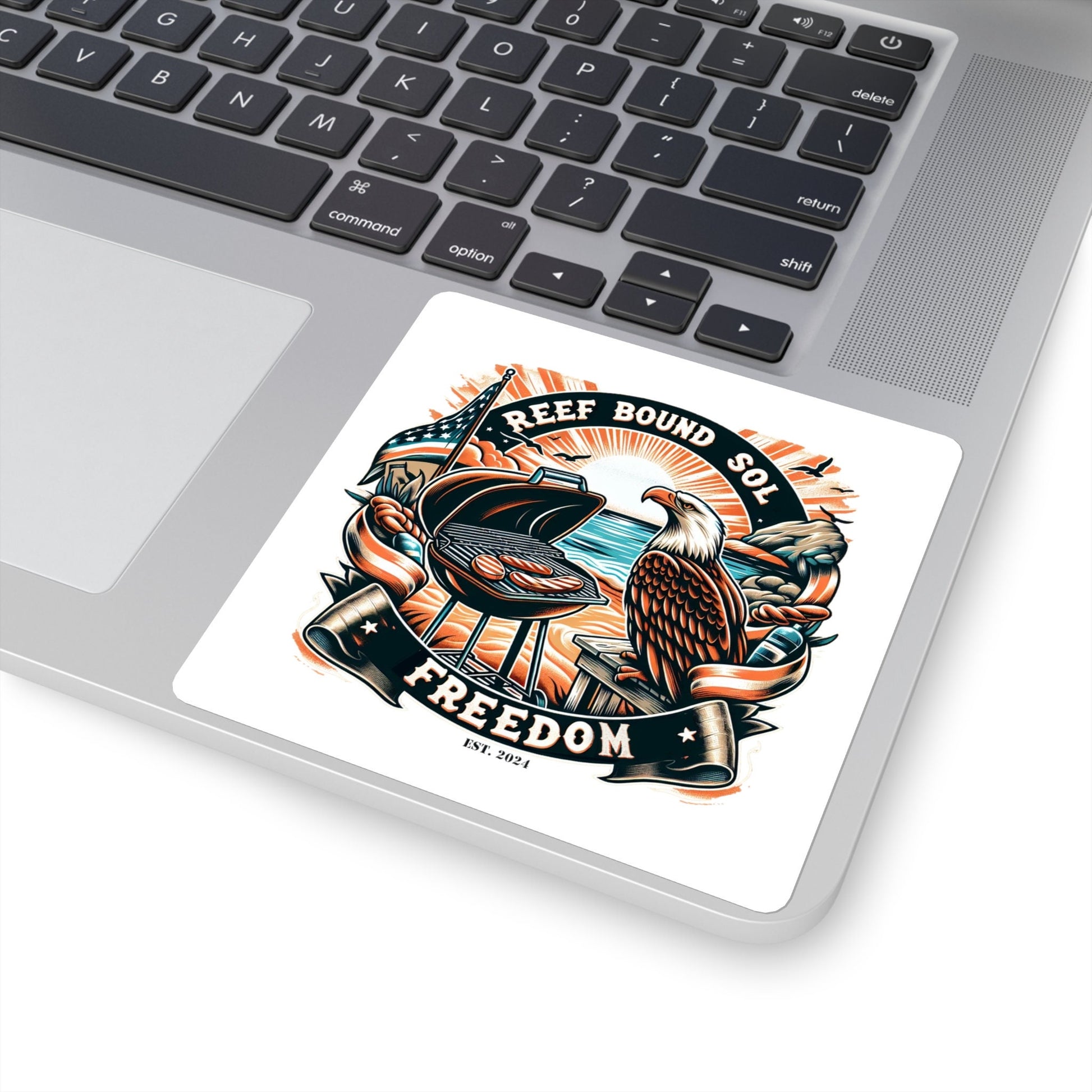 Reef Bound Sol (RBS) Soar High, Live Free BBQ Decal