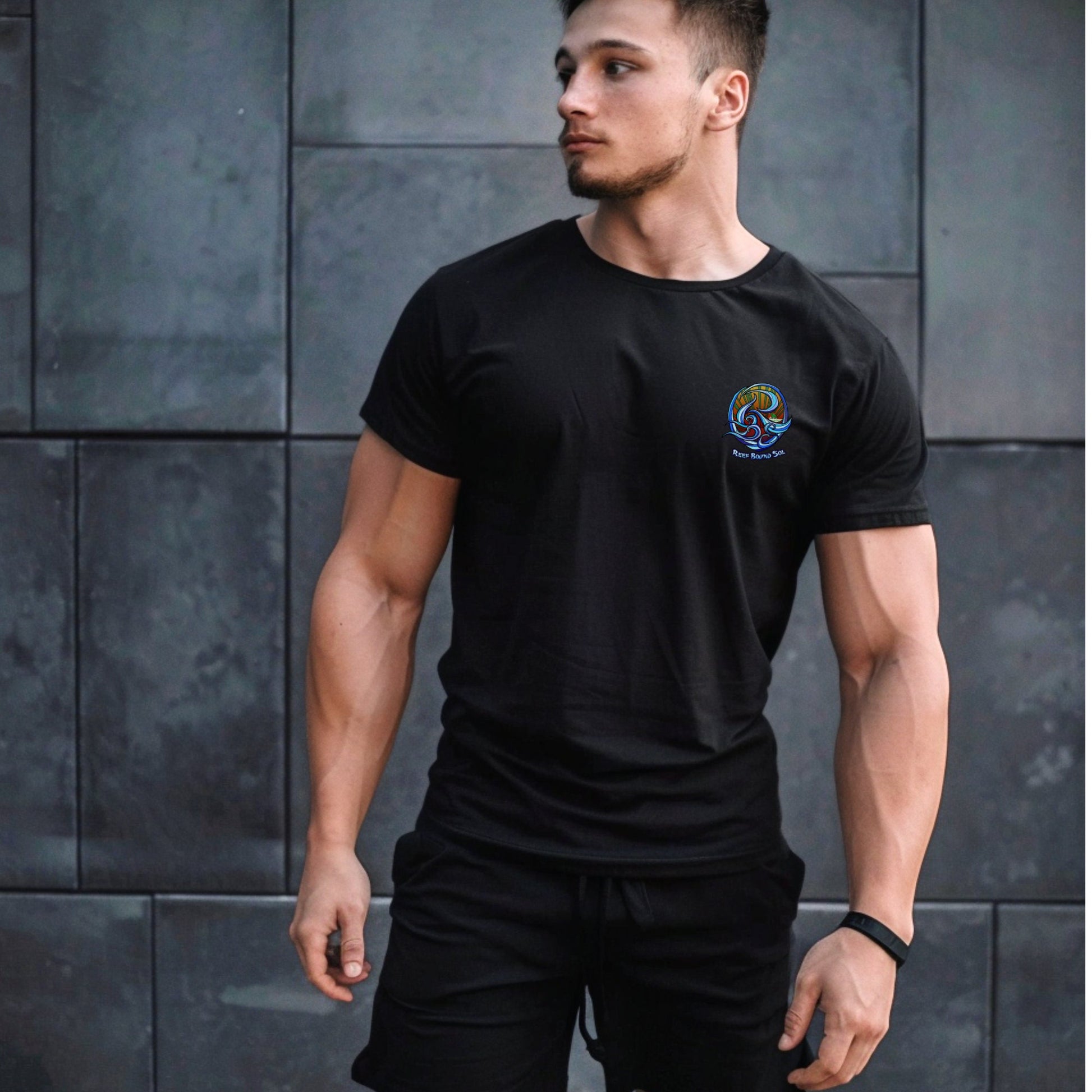 Reef Bound Sol (RBS) Leilani Hawaiian Surfer Beach T-Shirt with O.G. FP Graphic