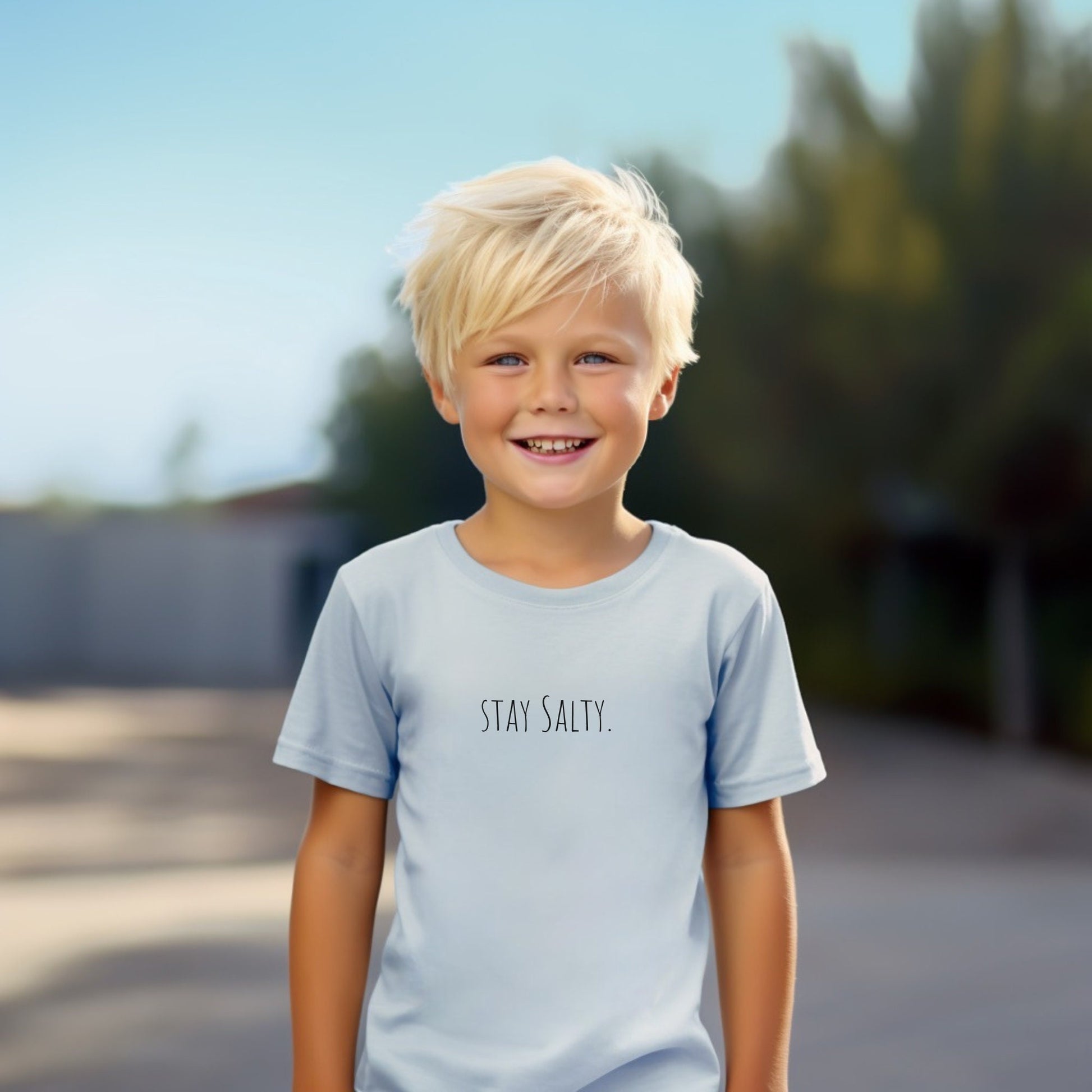 Reef Bound Sol (RBS) Keanu Stay Salty Toddler's Fine Jersey T-Shirt