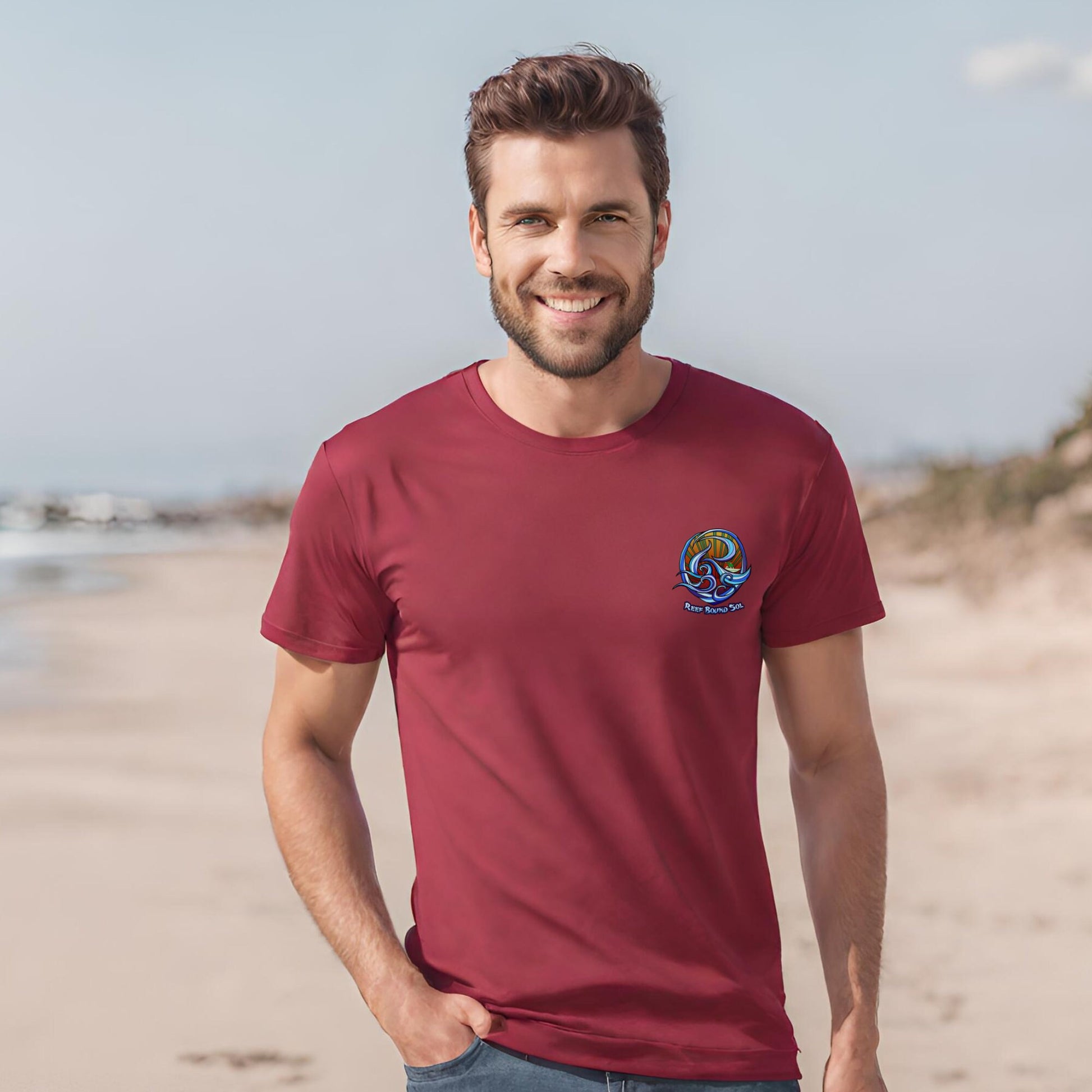 Reef Bound Sol (RBS) Patriotic Surfer Freedom T-Shirt