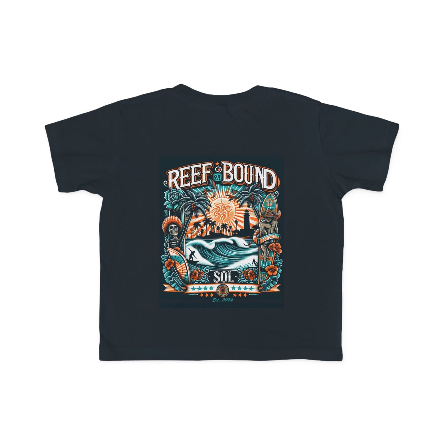 Reef Bound Sol (RBS) Viva Mexico Mayan Reef Toddler's Fine Jersey T-Shirt