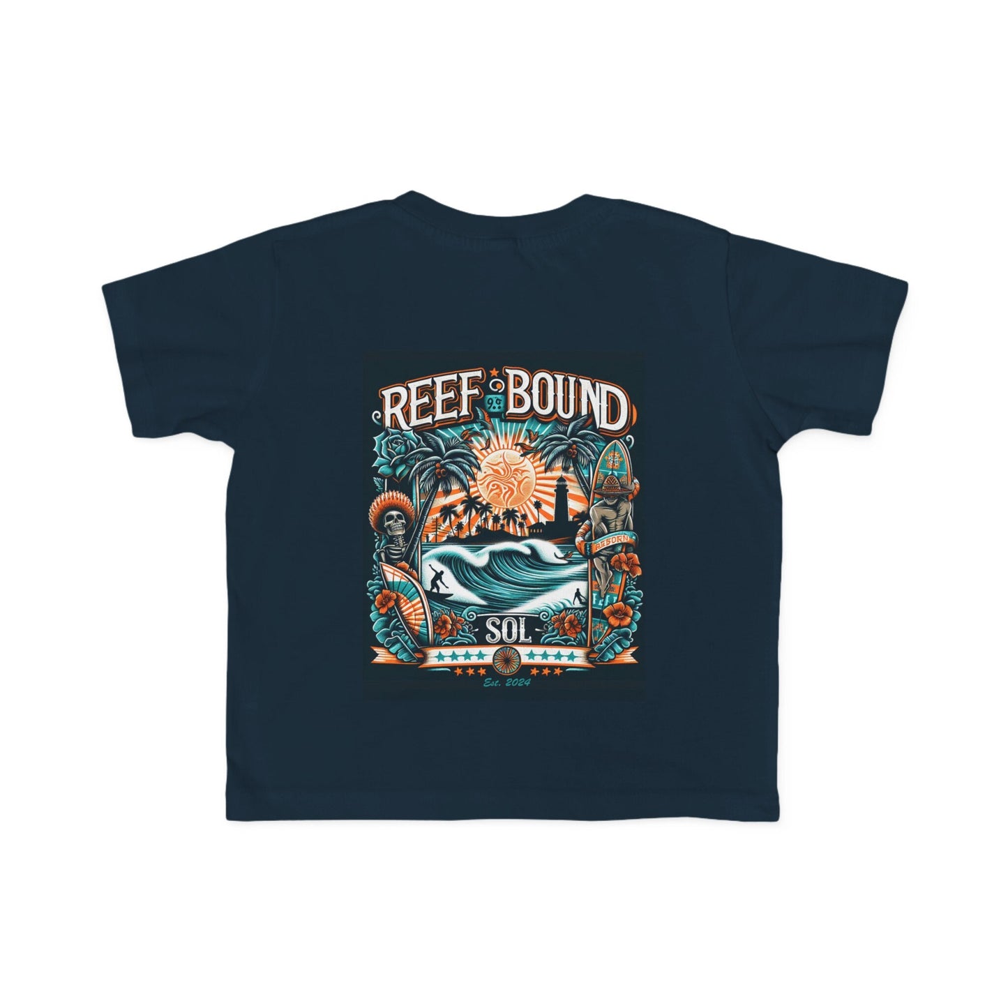 Reef Bound Sol (RBS) Viva Mexico Mayan Reef Toddler's Fine Jersey T-Shirt