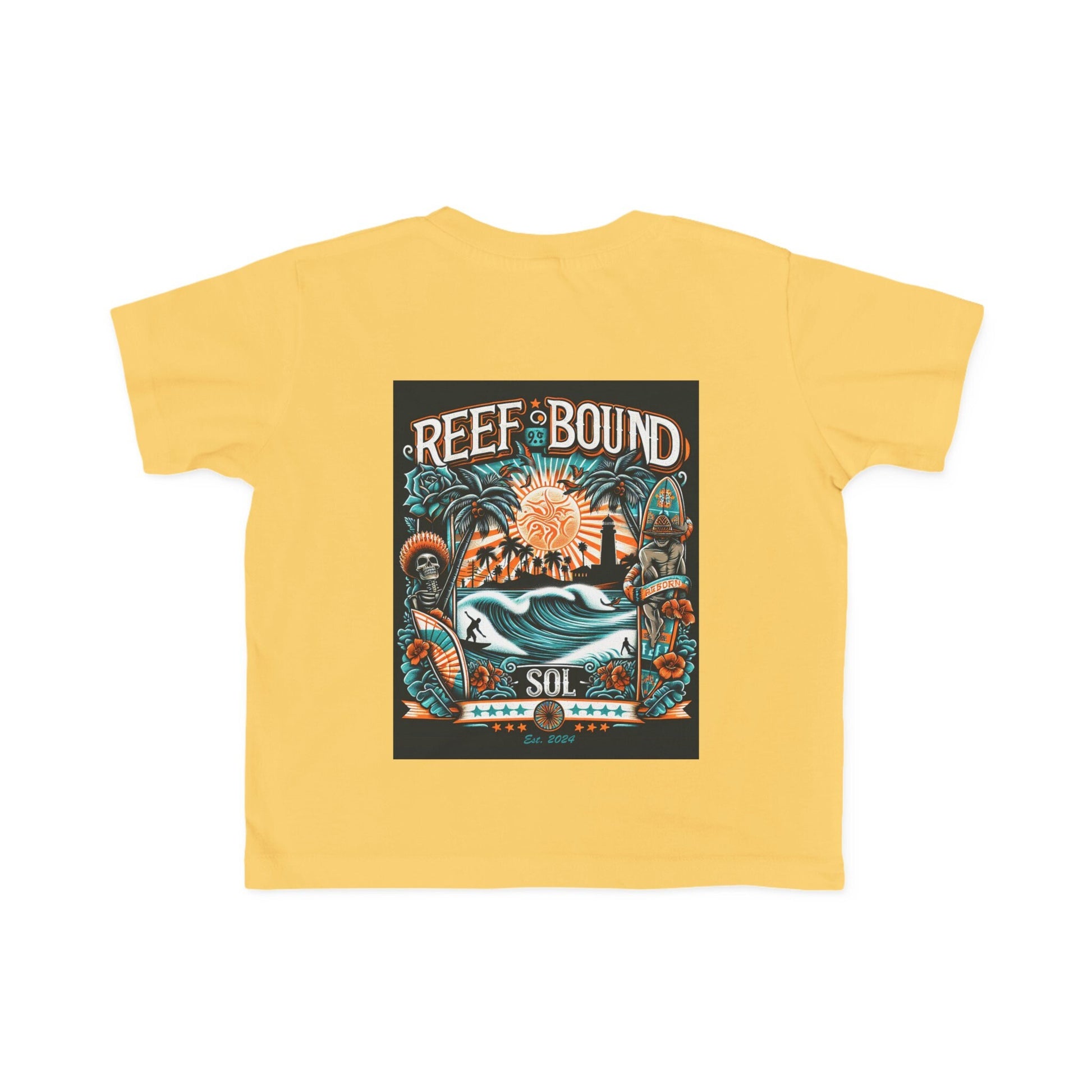 Reef Bound Sol (RBS) Viva Mexico Mayan Reef Toddler's Fine Jersey T-Shirt