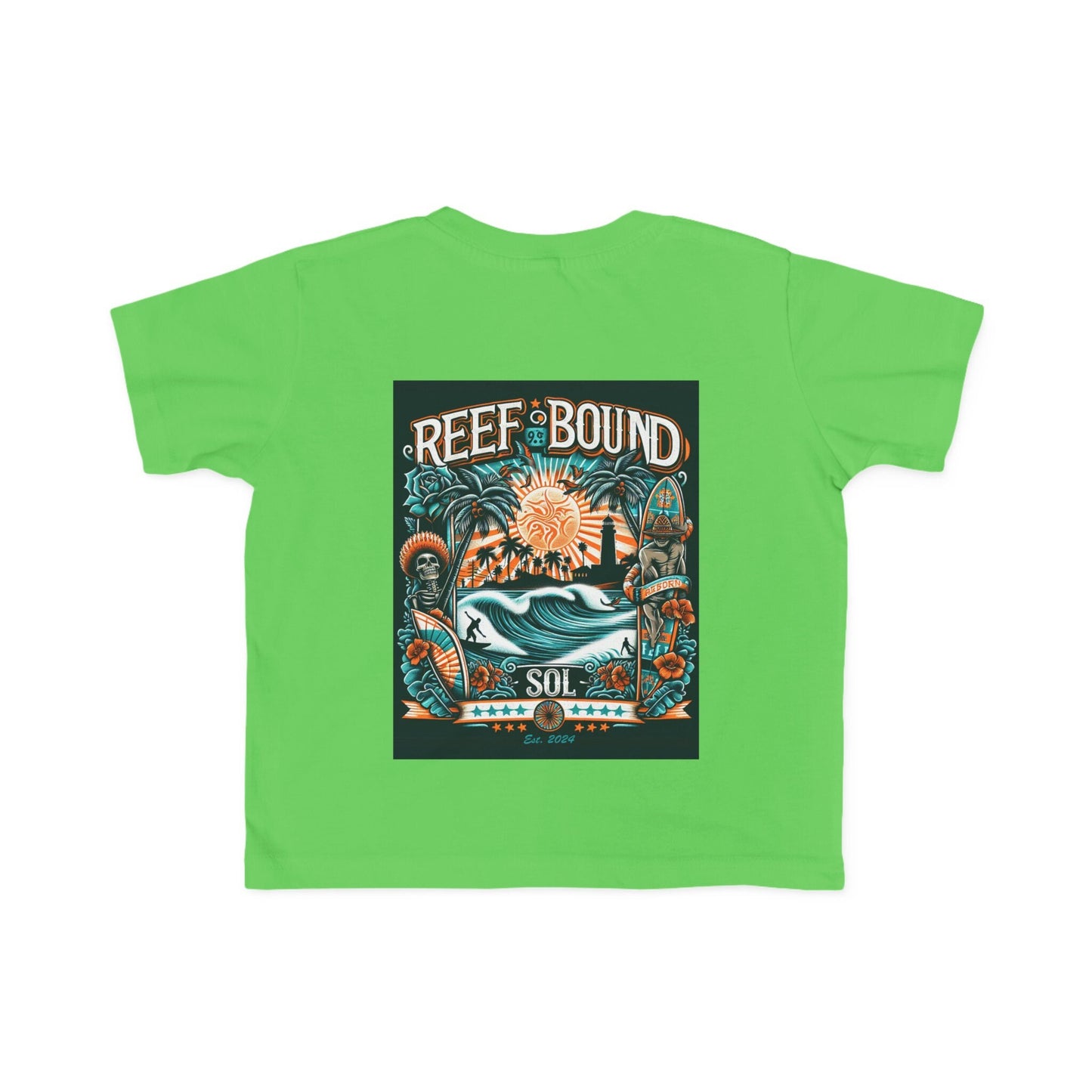 Reef Bound Sol (RBS) Viva Mexico Mayan Reef Toddler's Fine Jersey T-Shirt