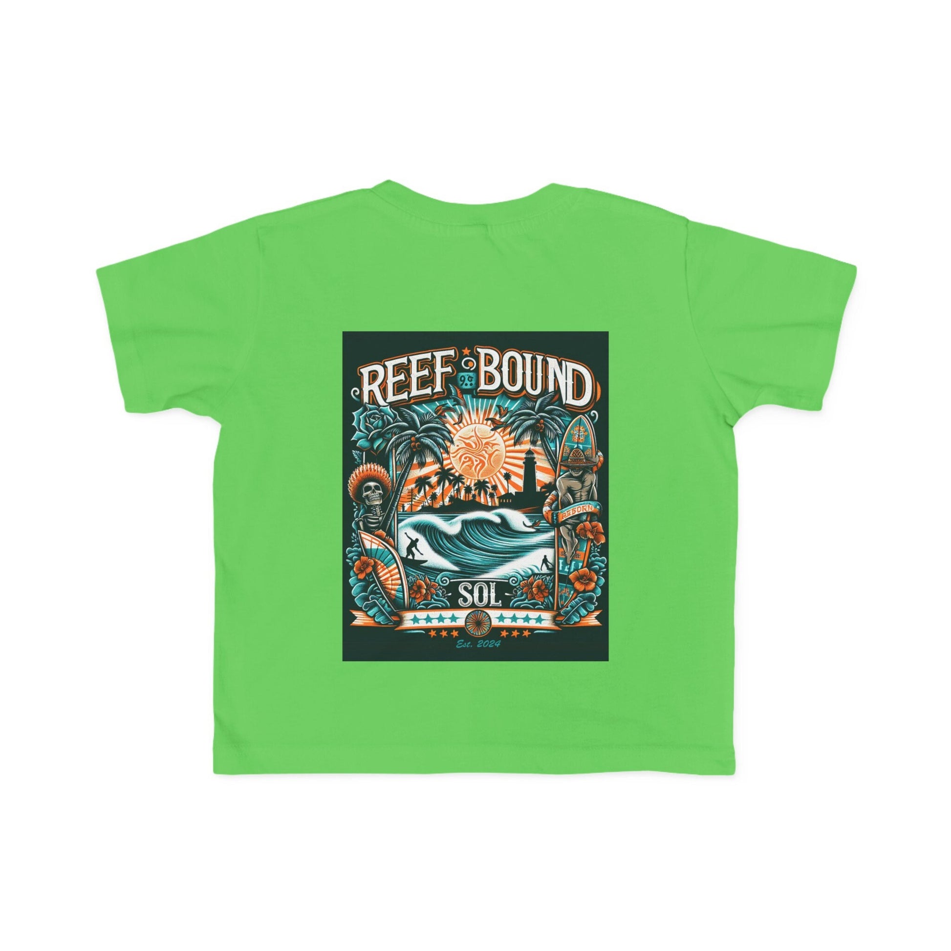 Reef Bound Sol (RBS) Viva Mexico Mayan Reef Toddler's Fine Jersey T-Shirt