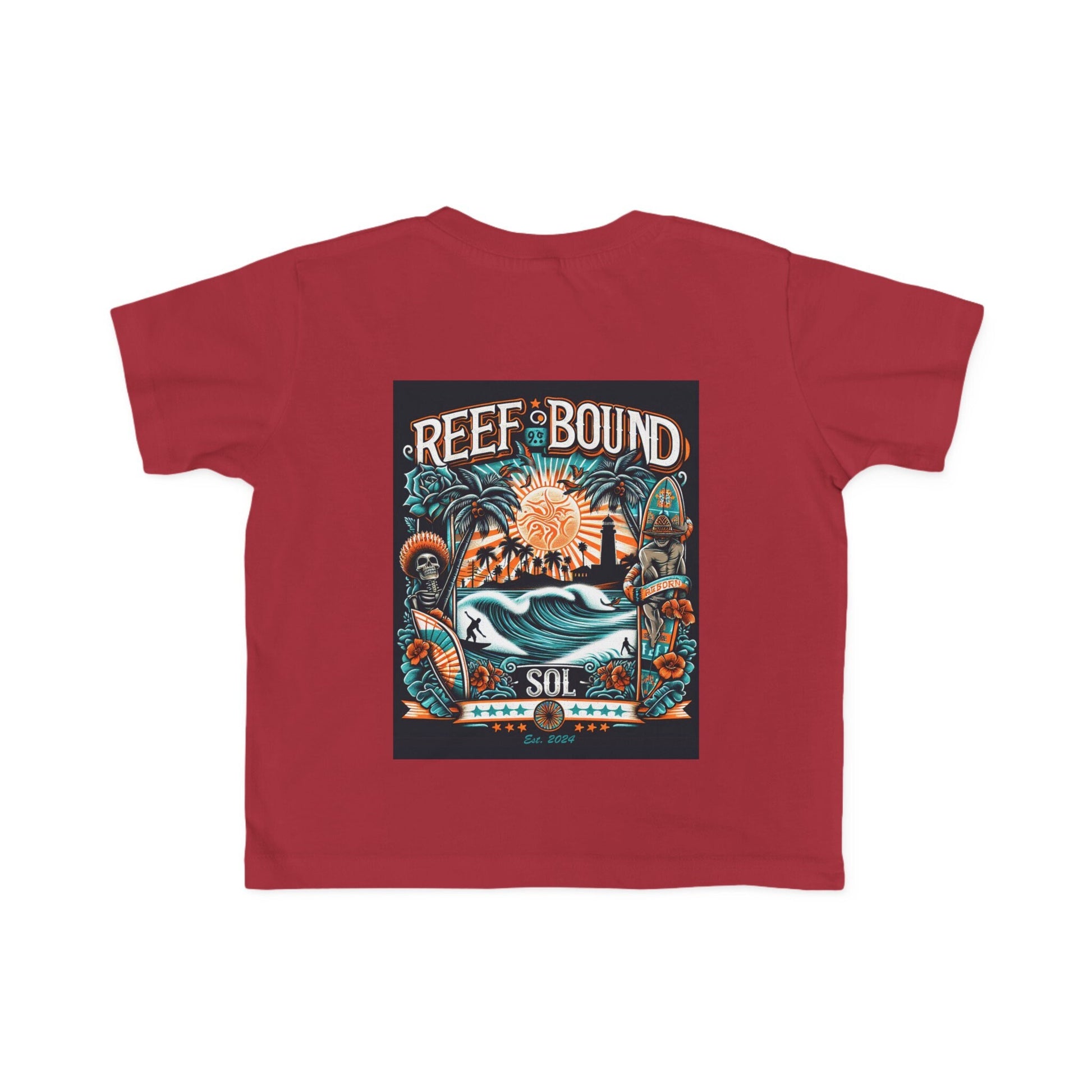 Reef Bound Sol (RBS) Viva Mexico Mayan Reef Toddler's Fine Jersey T-Shirt