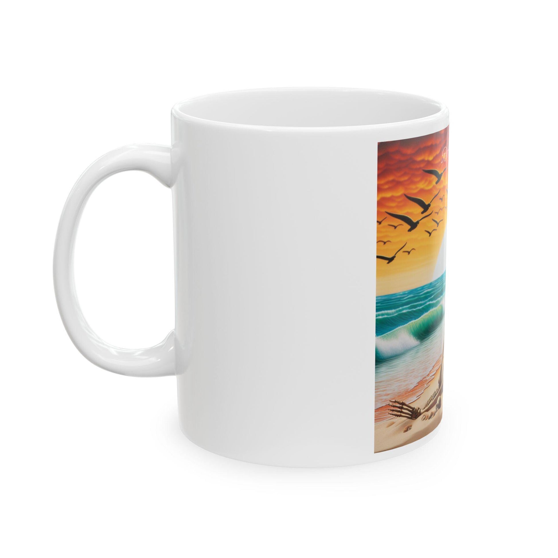 Reef Bound Sol Endless Summer Mai Tai Ceramic Mug, (11oz, 15oz)