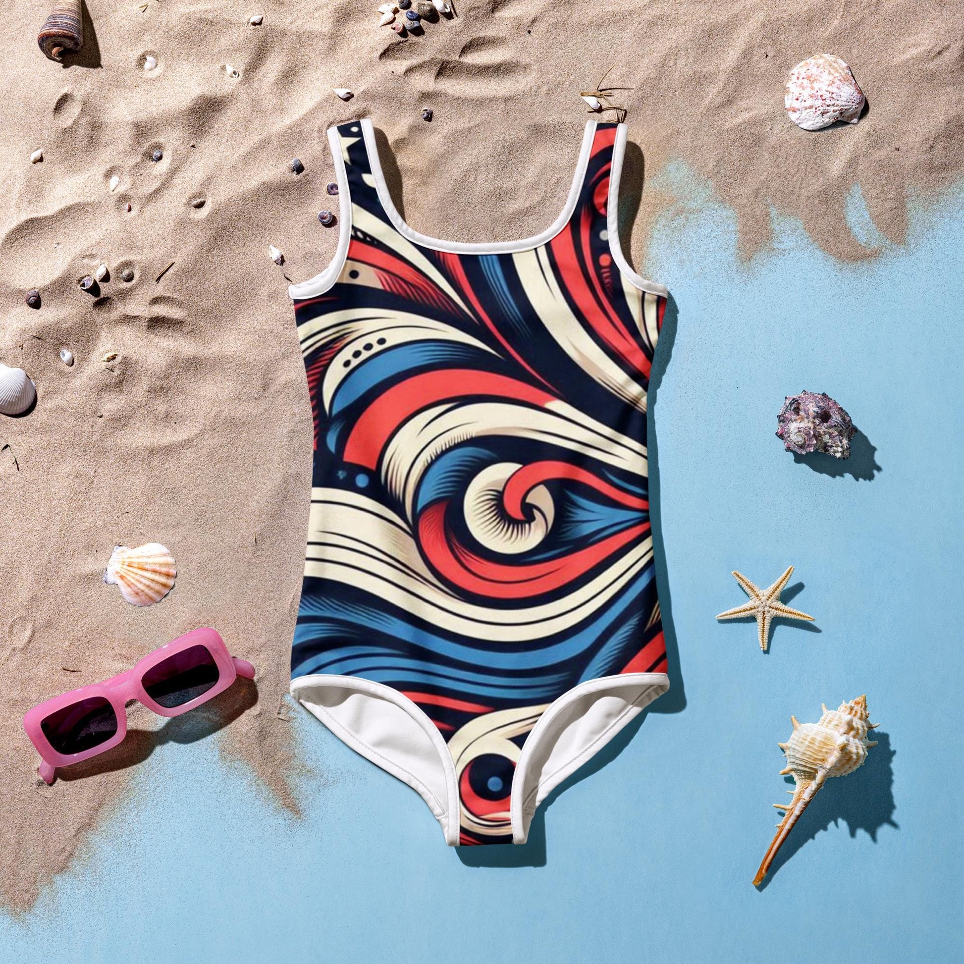 All-Over Print Kids Swimsuit