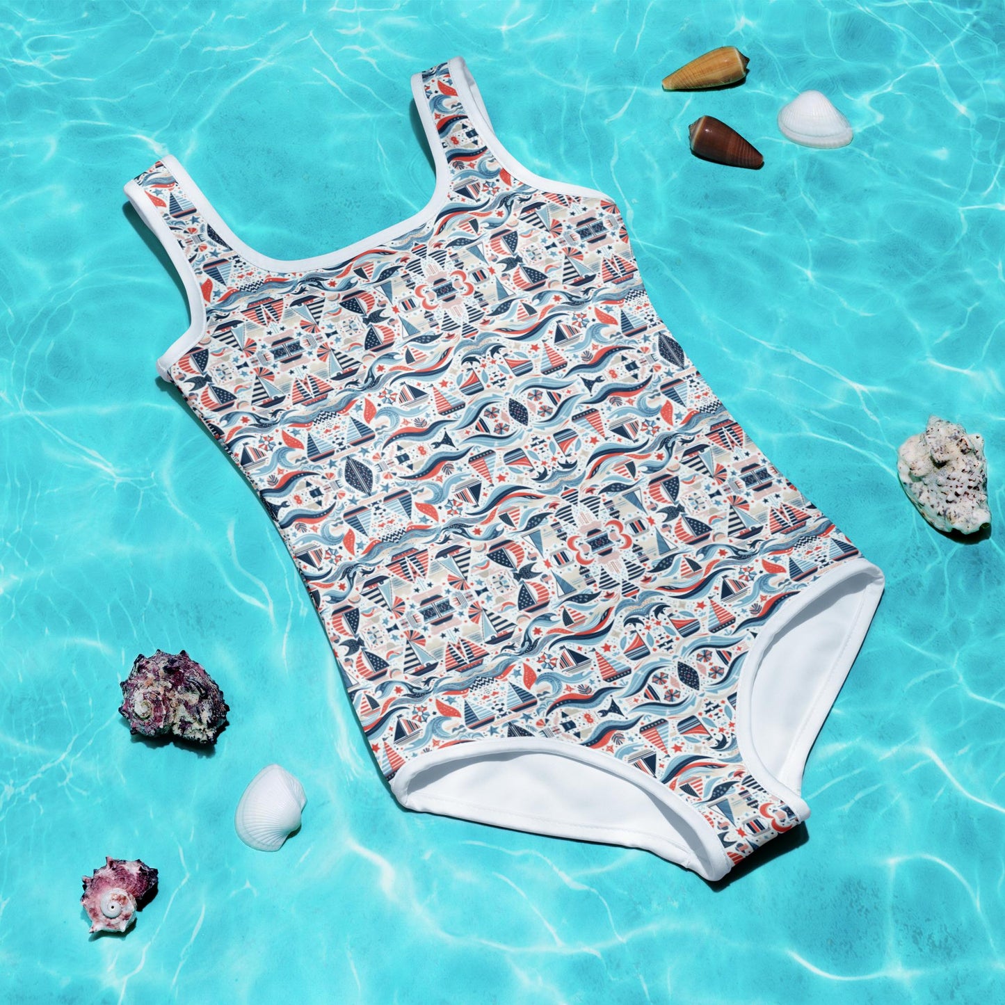 Reef Bound Sol (RBS) Delaware Crossing Toddler/Kid Girls Swimsuit