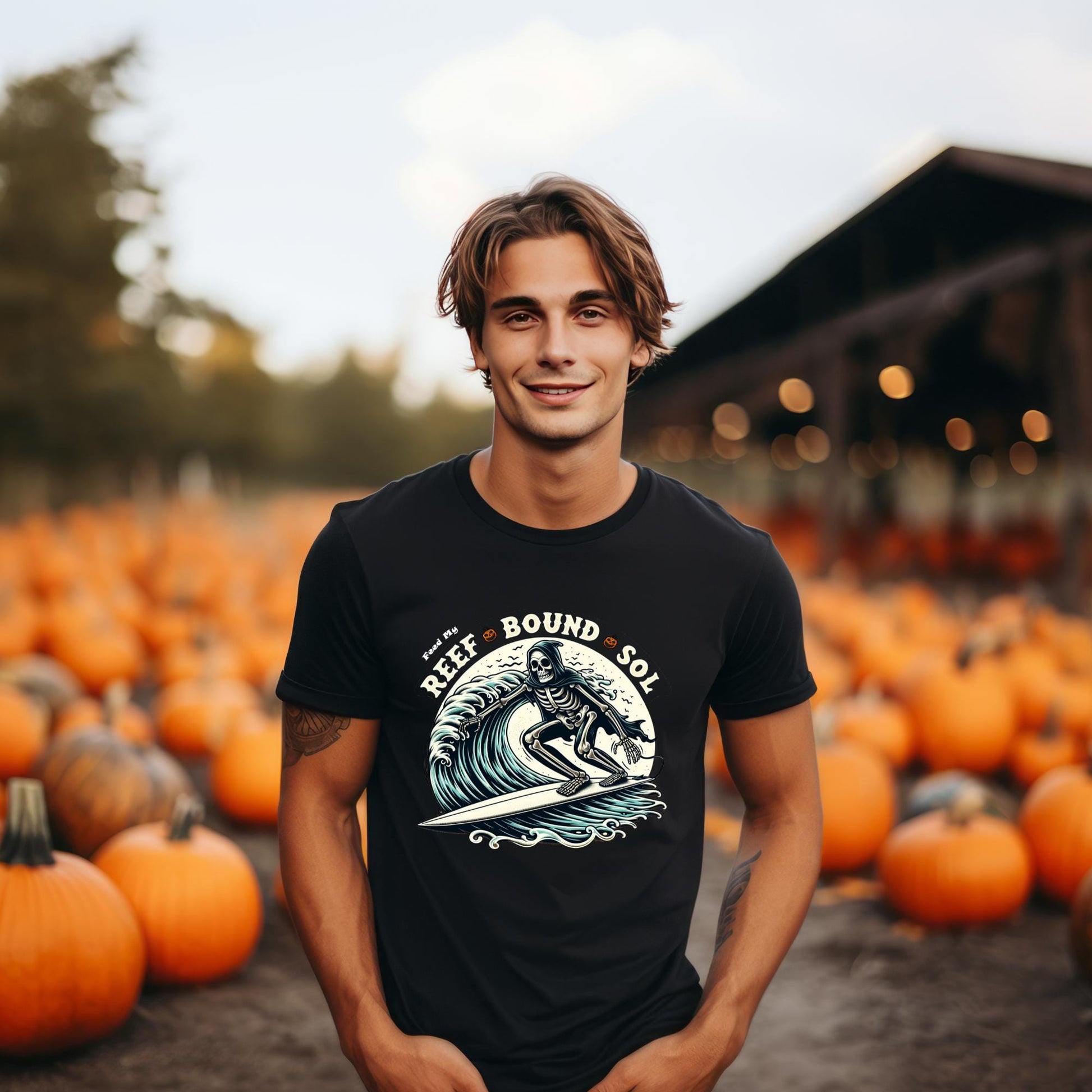 Reef Bound Sol (RBS) Feed My Halloween Tri-blend T-Shirt