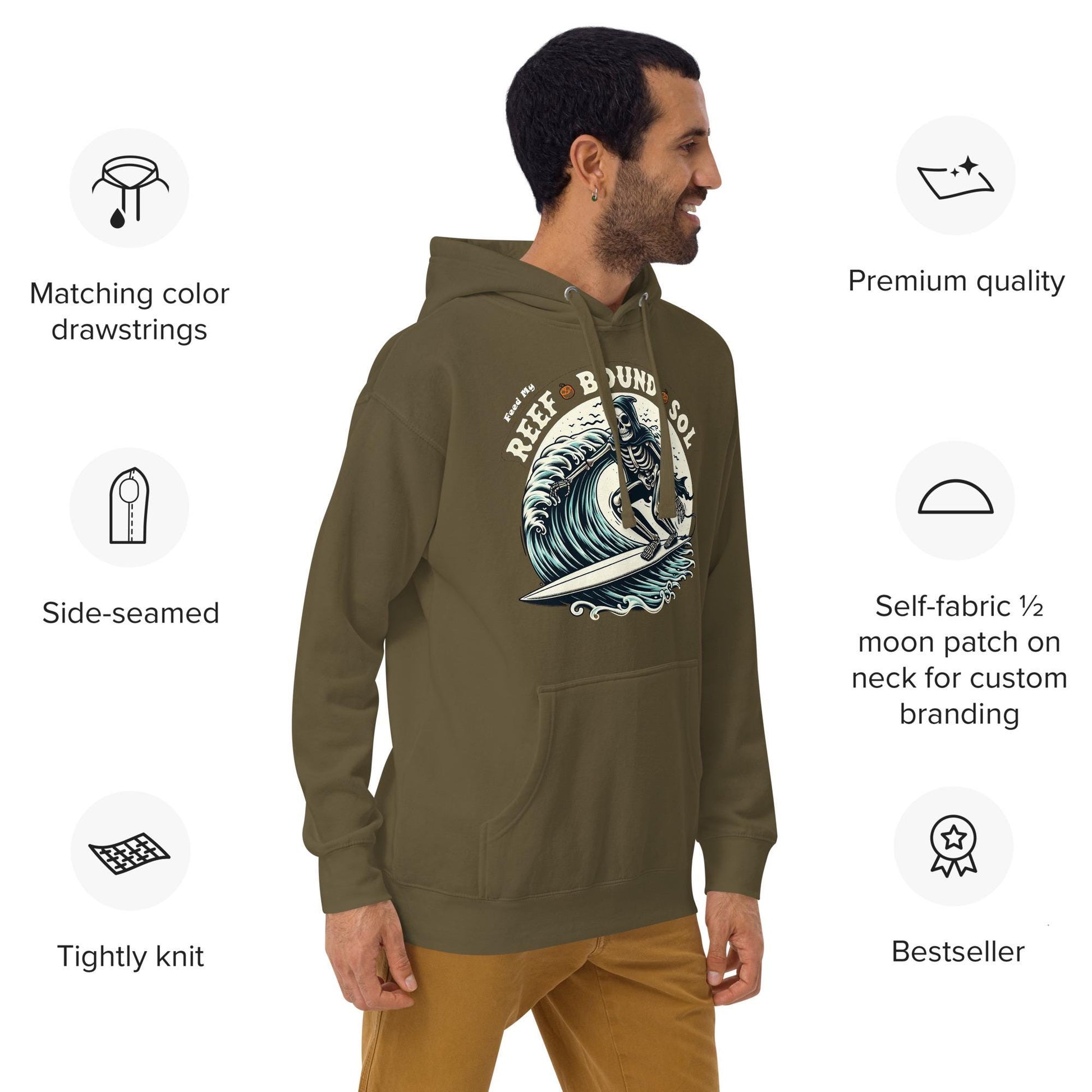 Reef Bound Sol (RBS) Feed My Halloween Unisex Hoodie