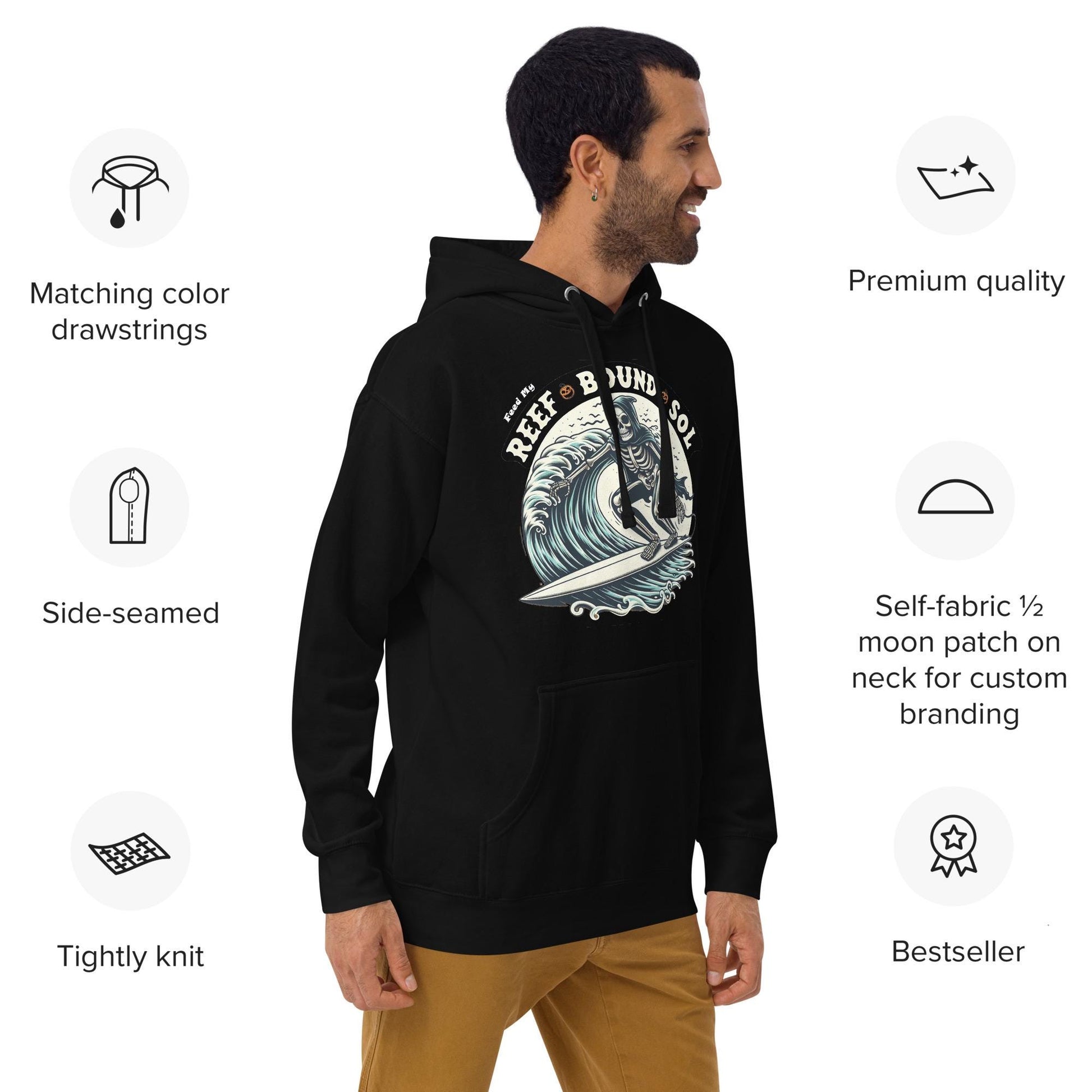 Reef Bound Sol (RBS) Feed My Halloween Unisex Hoodie