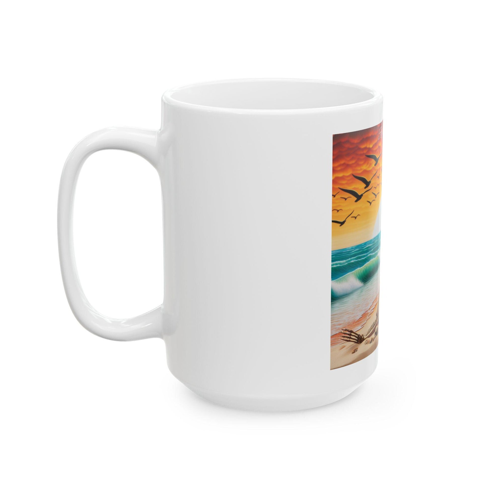 Reef Bound Sol Endless Summer Mai Tai Ceramic Mug, (11oz, 15oz)
