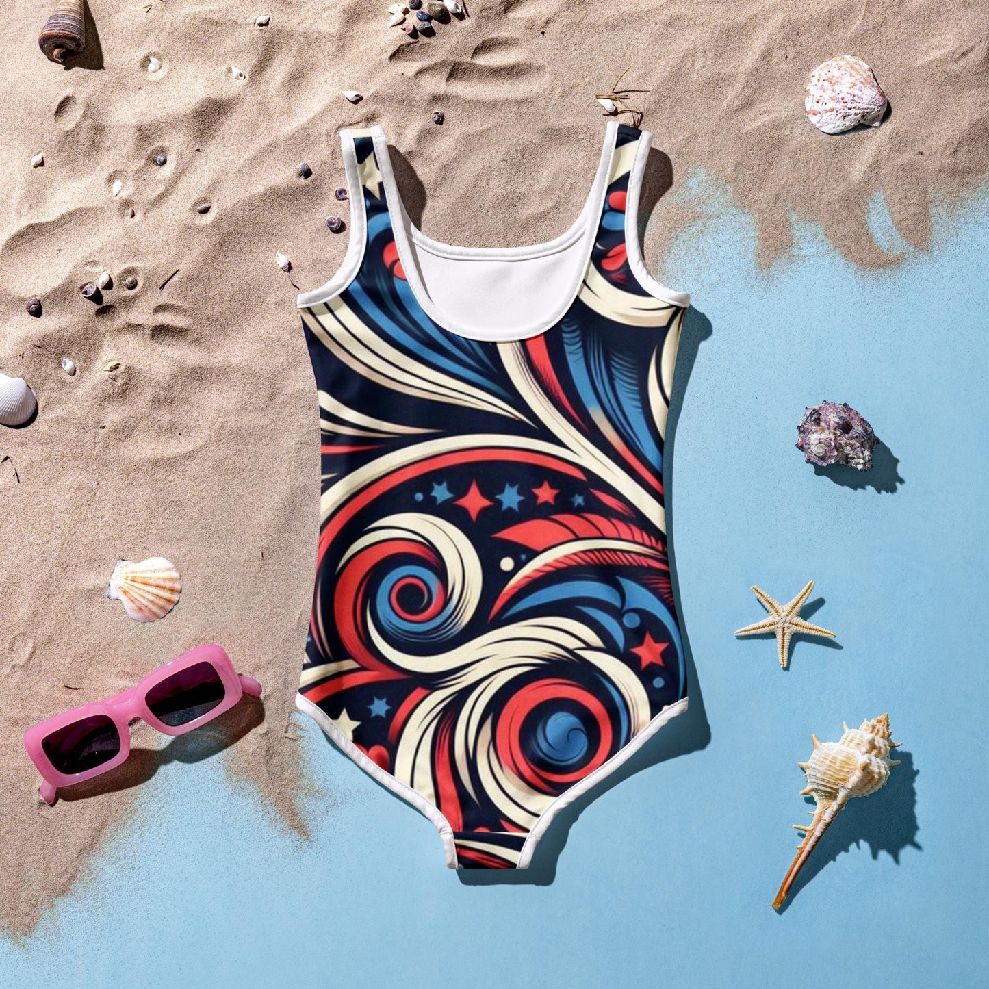 All-Over Print Kids Swimsuit