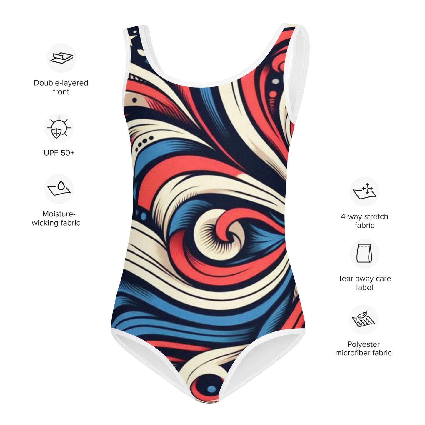 All-Over Print Kids Swimsuit