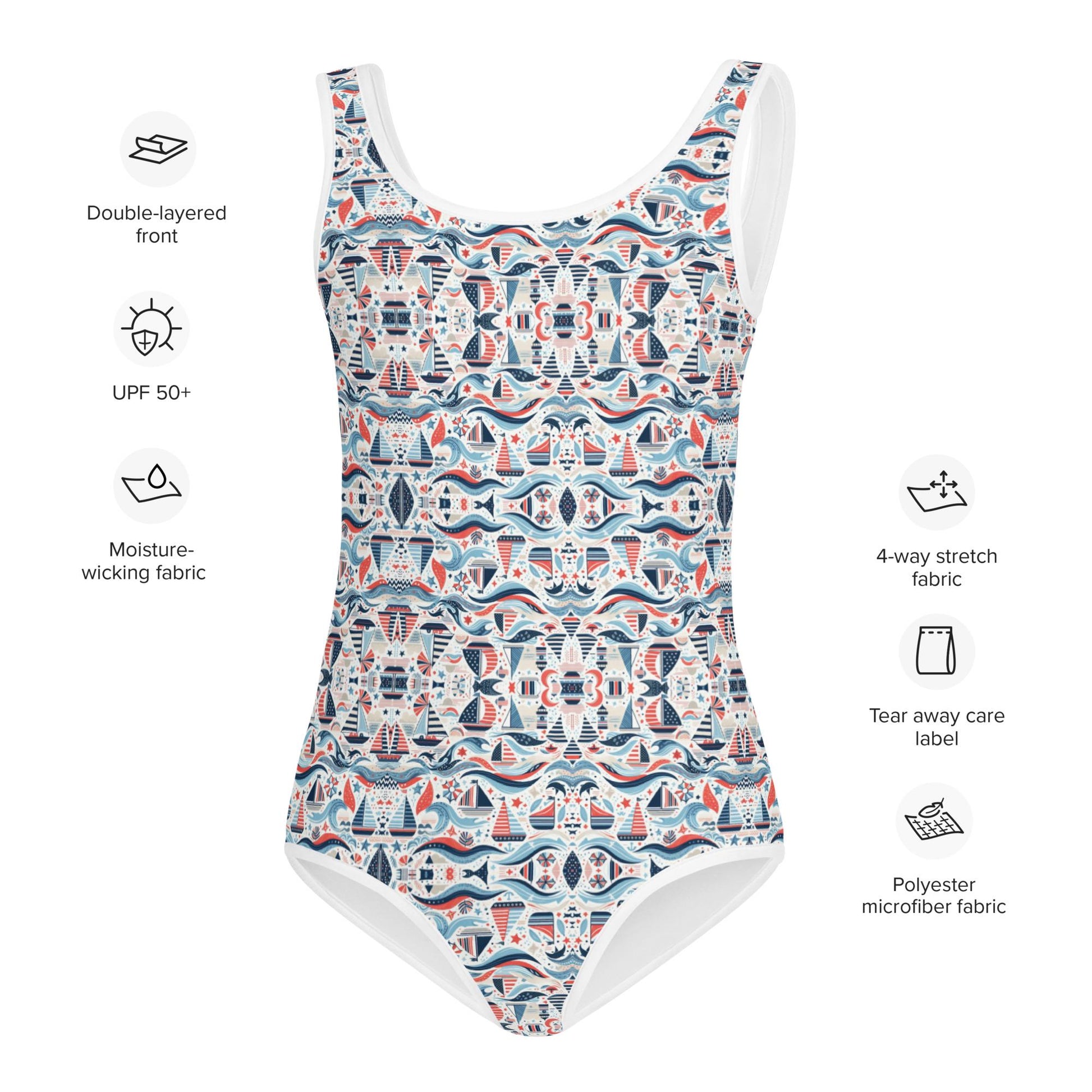 Reef Bound Sol (RBS) Delaware Crossing Toddler/Kid Girls Swimsuit