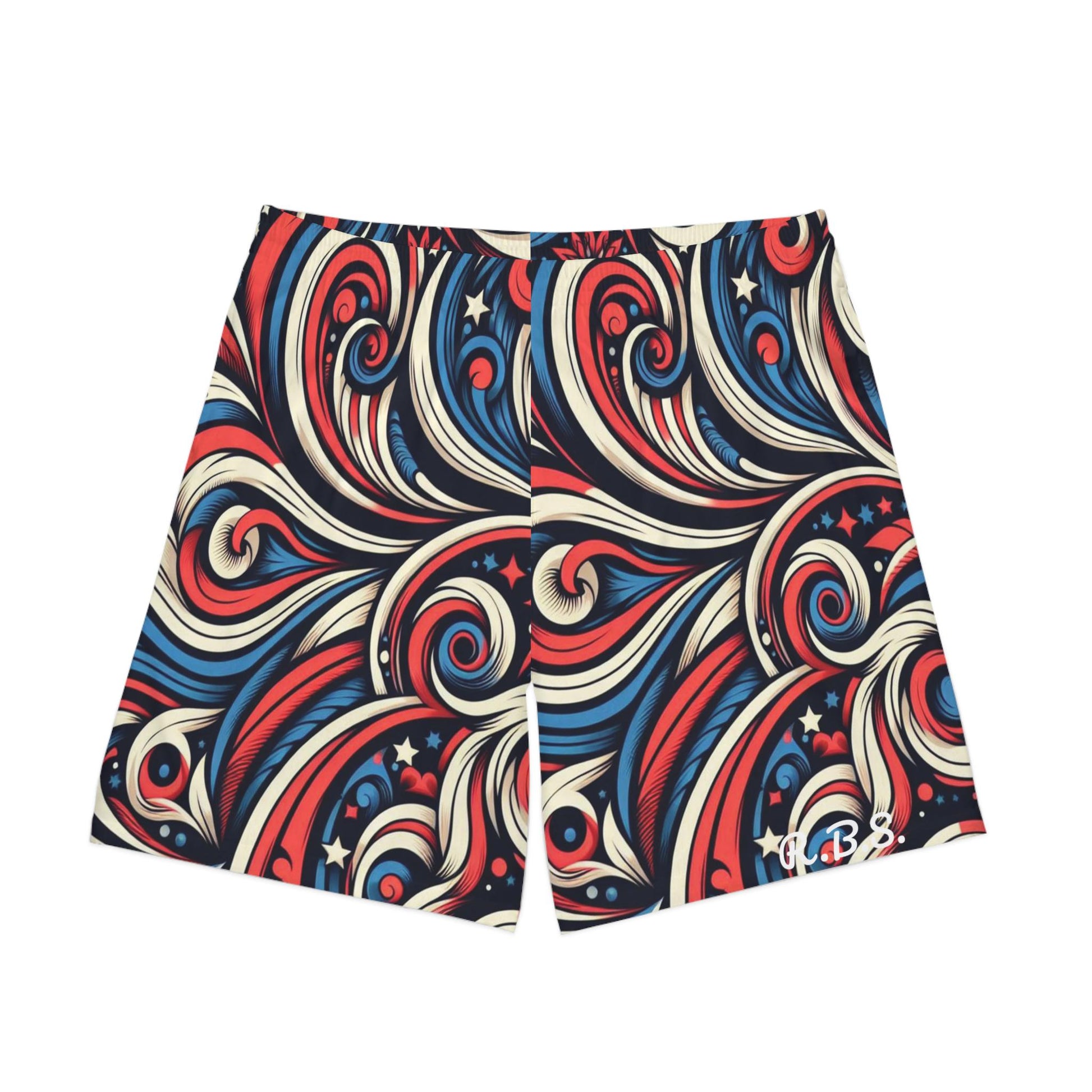 Reef Bound Sol (RBS) Men's American Burst Swim Shorts