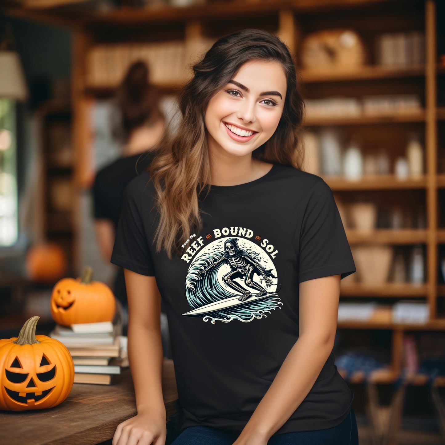 Reef Bound Sol (RBS) Feed My Halloween Tri-blend T-Shirt