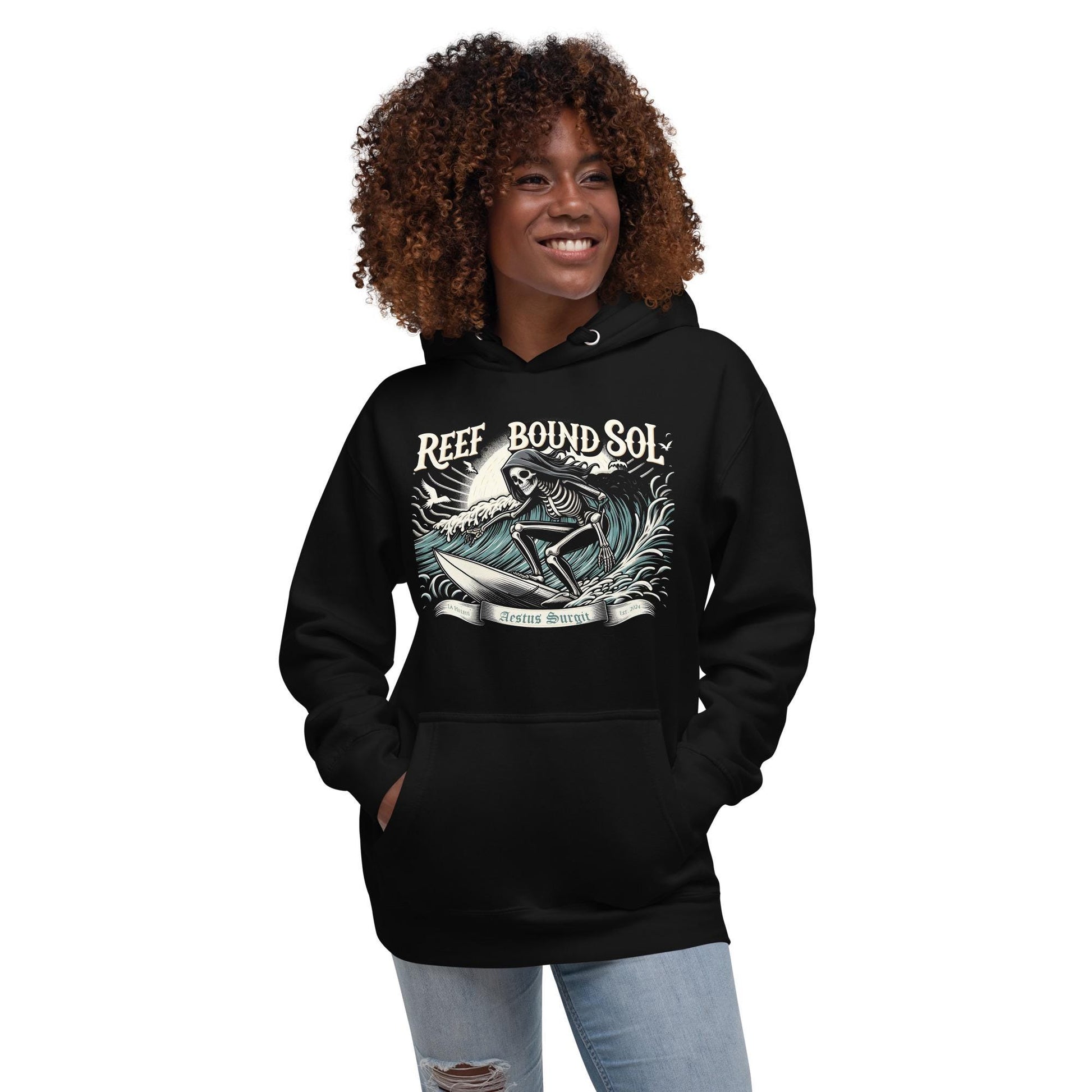 Reef Bound Sol (RBS) Death Becomes Her Unisex Hoodie