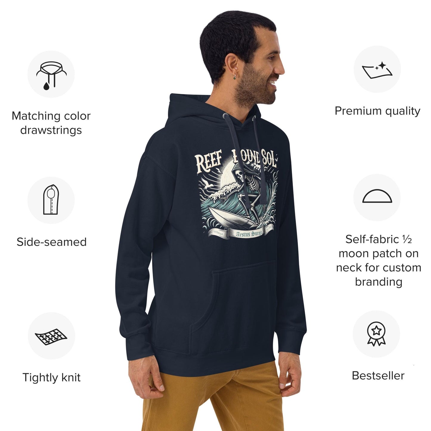 Reef Bound Sol (RBS) Death Becomes Her Unisex Hoodie