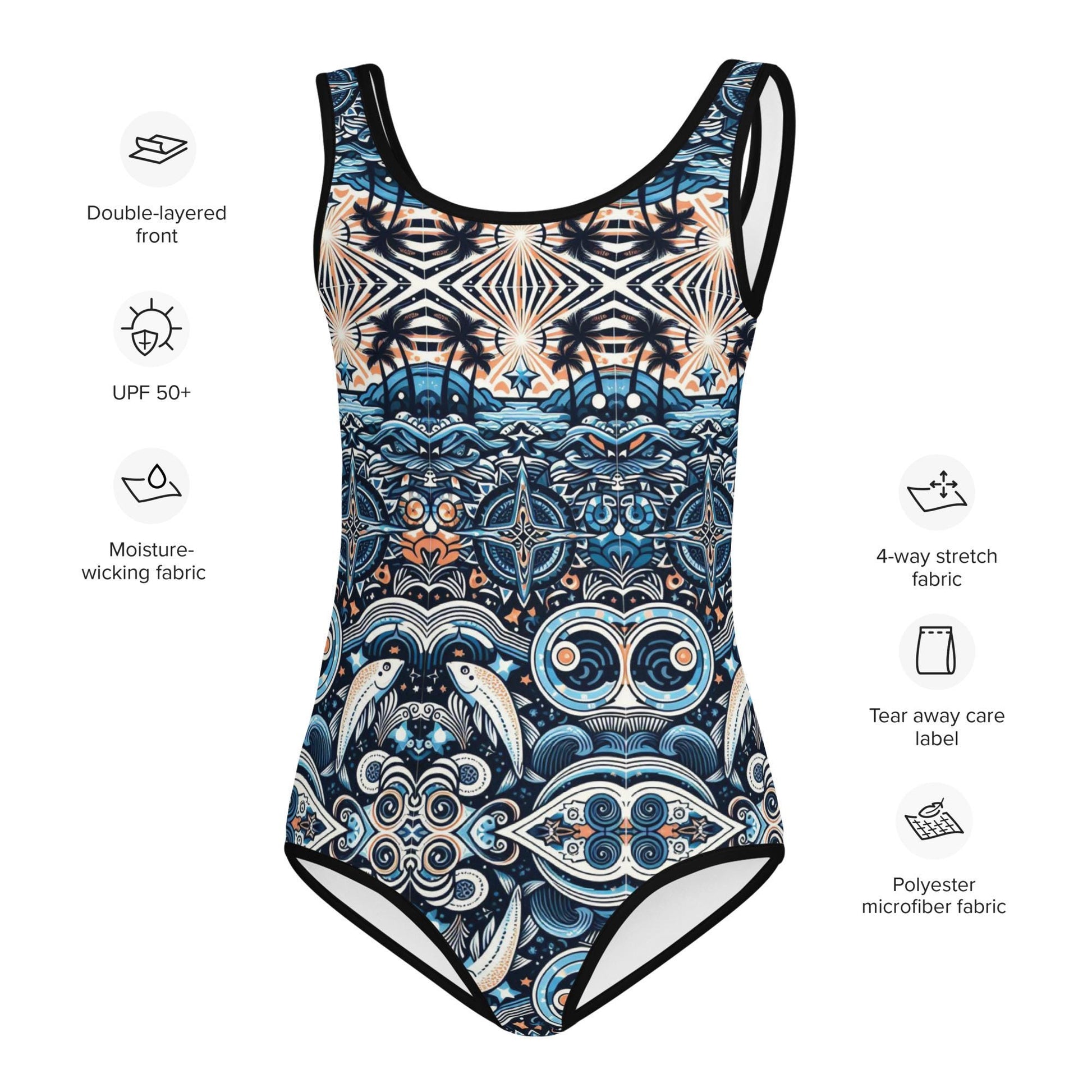 Reef Bound Sol (RBS) In The Deep Toddler/Kid Girls Swimsuit