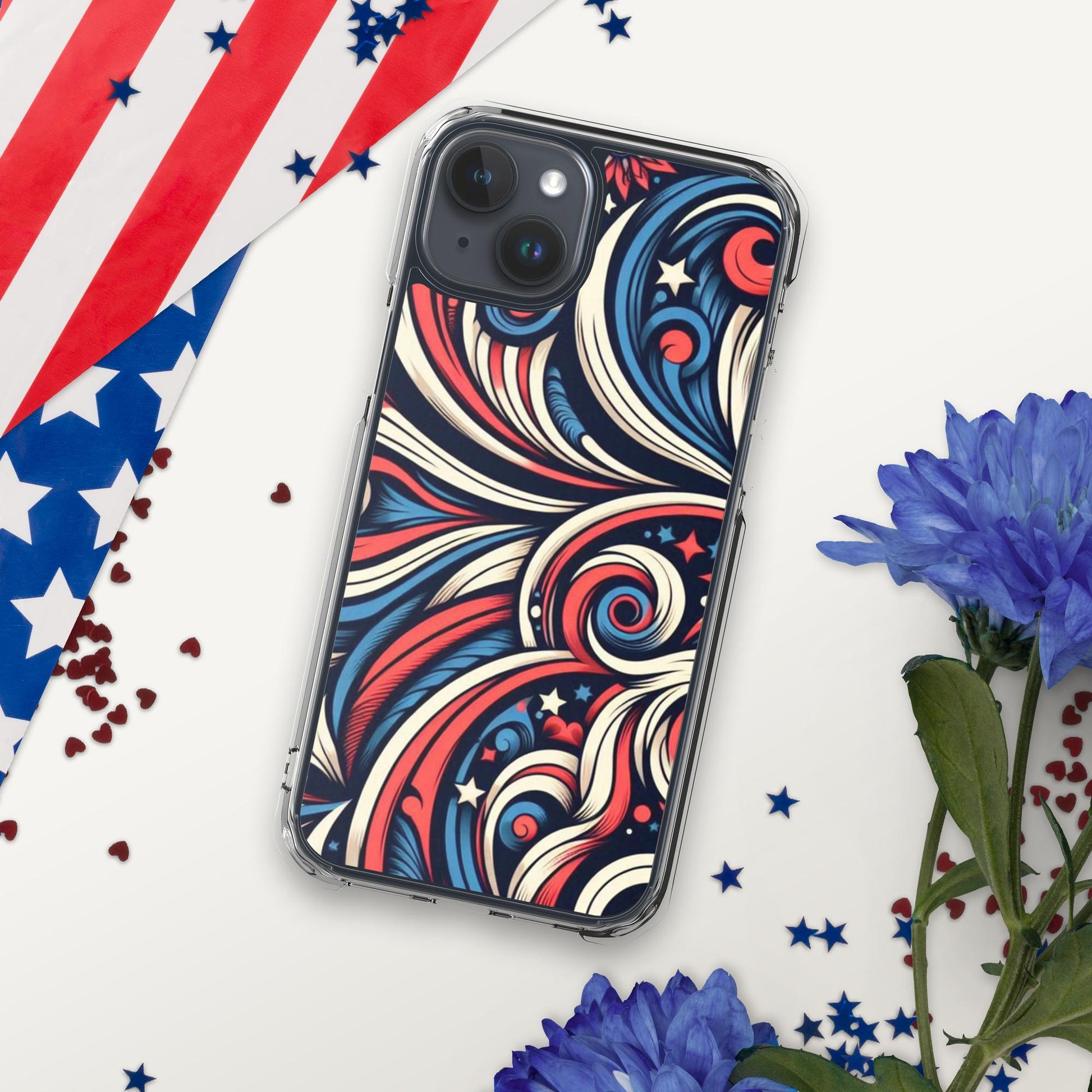 Reef Bound Sol (RBS) American Burst Clear Case for iPhone®