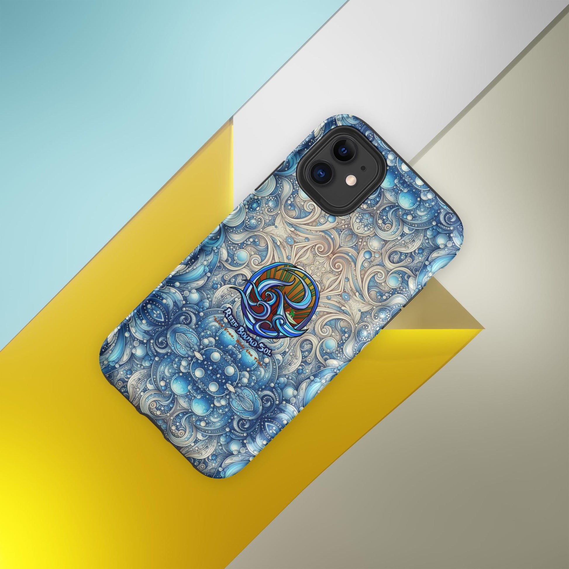 Reef Bound Sol (RBS) Blue Paisley Tough Case for iPhone®