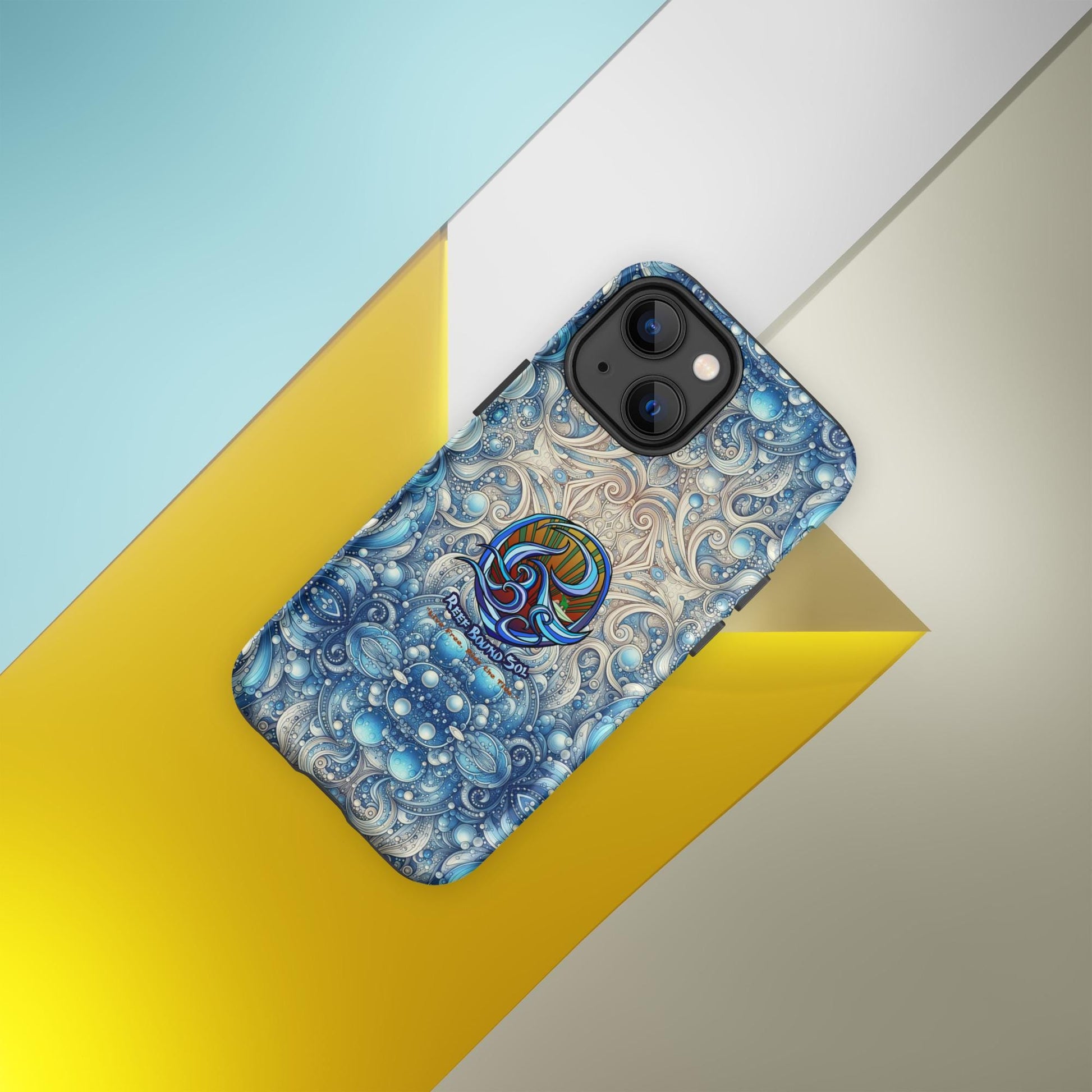 Reef Bound Sol (RBS) Blue Paisley Tough Case for iPhone®