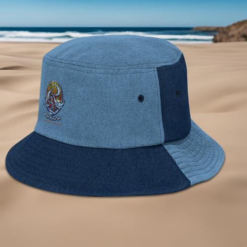 Reef Bound Sol (RBS) Logo Denim Bucket Hat