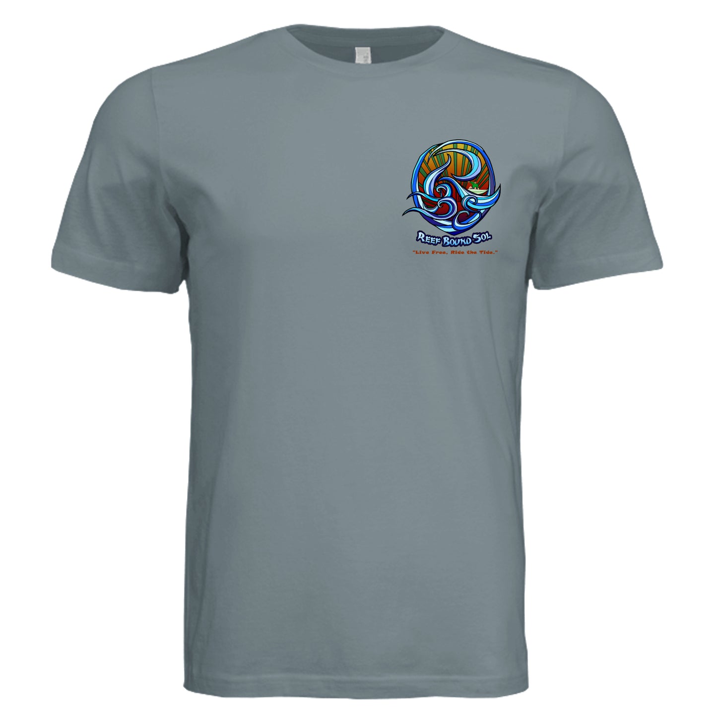 Blue Storm Triblend - 3413C - FRONT